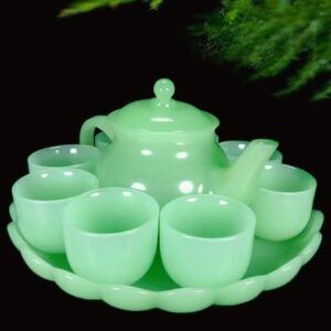 Luxury Jade Ceramic Tea Serving Set