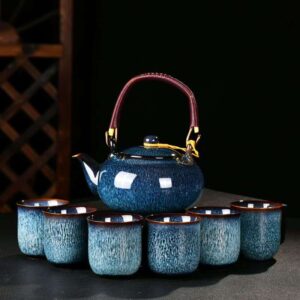 Traditional Ceramic Teapot with Infuser